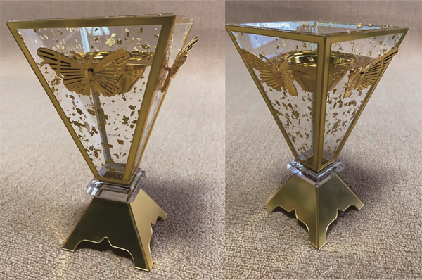 平口蝴蝶-金箔金镜（金方胆）