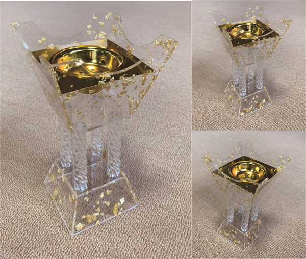 中柱螺纹-金箔光面（金色方胆）