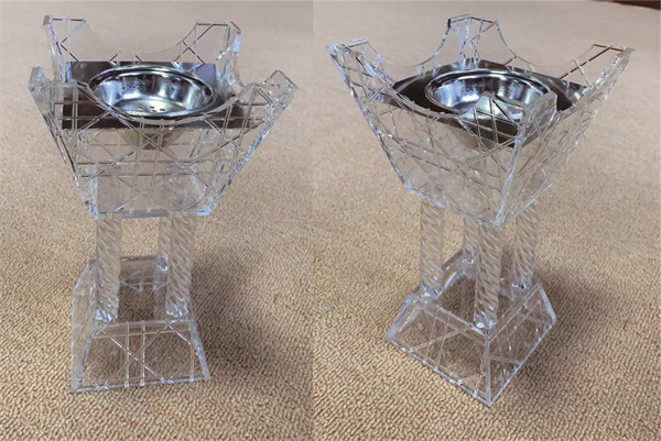 中柱螺纹-藤格纹光面（银色方胆