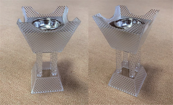 中柱螺纹-细花纹光面（银色方胆