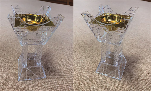 中柱螺纹-藤格纹光面（金色方胆